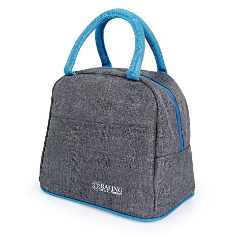 Lifewit Insulated Lunch Box for Men / Women / Kids, Carry-on Thermal Bento Bag for Office / School / Picnic, Grey