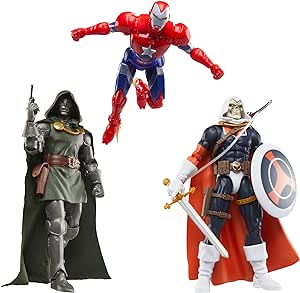 Marvel Legends Series The Cabal, 85th Anniversary Comics Collectible 6-Inch Action Figures, Taskmaster, Iron Patriot, and Doctor Doom (Amazon Exclusive)