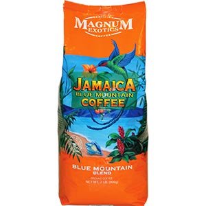 Magnum Exotics Jamaican Blue Mountain Blend Coffee, Ground, 32 Ounce