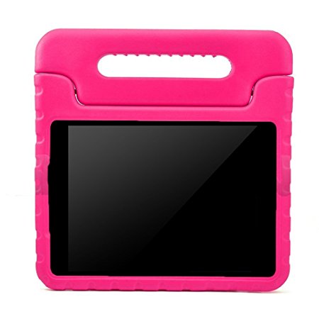 BMOUO Samsung Galaxy Tab E 8.0 inch Kids Case - EVA ShockProof Case Light Weight Kids Case Super Protection Cover Handle Stand Case for Kids Children for Samsung Galaxy TabE 8-inch Tablet - Rose