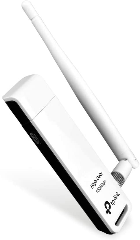 TP-Link TL-WN722N Adaptateur USB WiFi, Version 3.0, Blanc/Noir