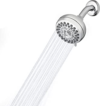 Waterpik Shower Head High Pressure PowerPulse Massage 7-Mode, Chrome 1.8 GPM, XRO-733E