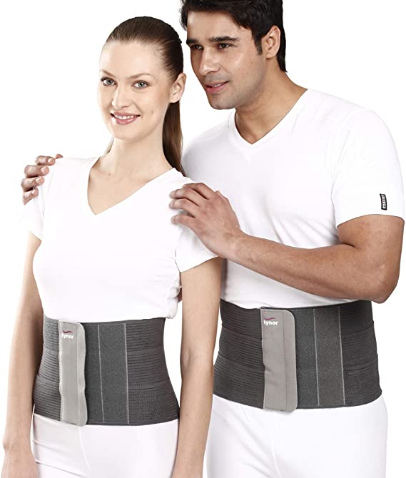 Tynor Tummy Trimmer/Abdominal Belt(8inch/20cm, compression & support to abdominal, Slimming-Men & Women)-Medium