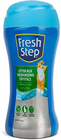 Fresh Step Cat Litter Crystals - Cat Litter Box Deodorizer Product for All Cats - Combats Cat Odors and Neutralizes Smells - Multiple Scents and Size Packs, 15 Oz