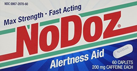 No-Doz Max Strength Fast Acting Alertness Aid, 60 Caplets