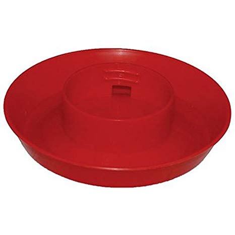 Harris Farms 1000288 Screw-on Poultry Watering Quart Jar, Red QT Scr On Fount Base