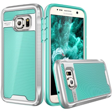 S7 Case, Galaxy S7 Case, SGM® Premium Hybrid High Impact *Shock Absorbent* Defender Case With Anti-Slip Grip For Galaxy S7