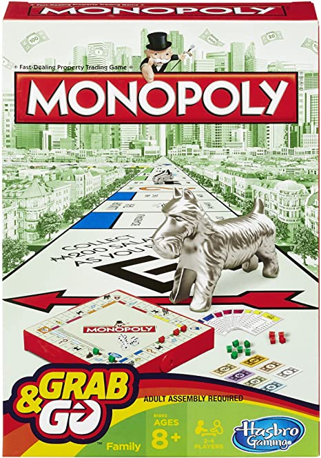 Monopoly Grab and Go Game (Travel Size)