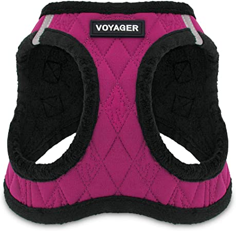Voyager Step-in Plush Dog Harness - Soft Plush, Step in Vest Harness for Small and Medium Dogs by Best Pet Supplies