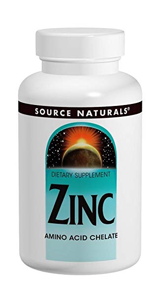 Zinc Chelate 50mg Source Naturals, Inc. 100 Tabs