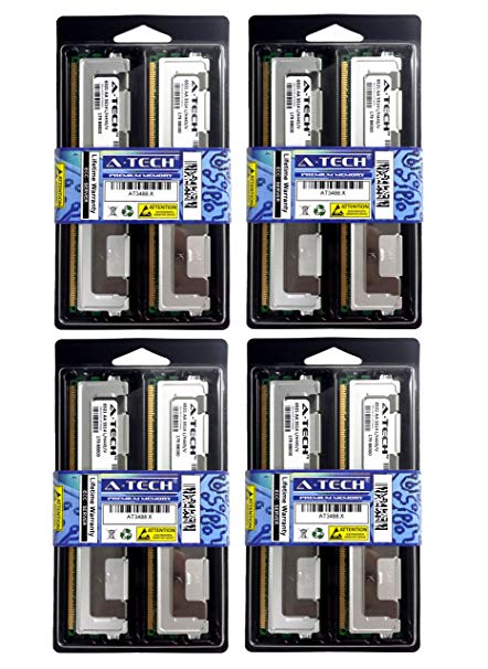 64GB Kit 8x 8GB HP Compaq ProLiant BL20p G4 BL460c G5 BL480c BL680c G5 DL140 G3 DL160 G5 DL180 DL360 DL380 G5 DL580 G5 ML150 G3 ML350 G5 ML370 G5 400r xw460c xw6400 xw6600 xw8400 xw8600 Memory Ram