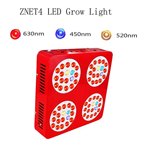 600w HPS Bulb Replacement ZNET4 Full Spectrum LED Grow Light for 2X3 Grow Tent,Special Design for Indoor Growing Herbs and Plants (ZNET4-600W)