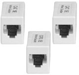 Your Cable Store Inline Ethernet CAT 5e  RJ45 Coupler 3 Pack