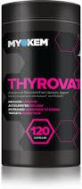 Myokem Thyrovate - Advanced Stimulant-Free Lipolytic Agent, Reduced Appetite and Accelerated Metabolism, 60 Servings/120 Capsules