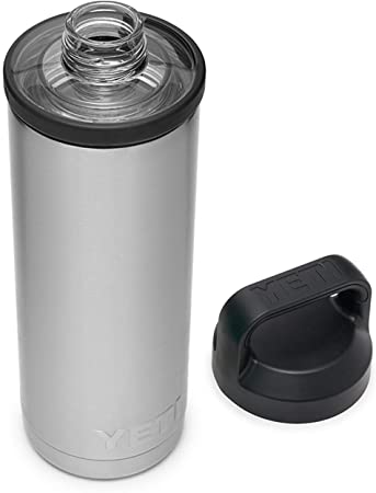 YETI Rambler 18 oz Bottle, Vacuum Insulated, Stainless Steel with Chug Cap