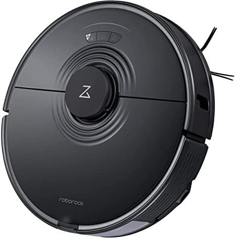 Roborock S7 Robot Vacuum and Mop with Sonic Mopping, Strong 2500PA Suction, Multi-Level Mapping, Plus App and Voice Control(Black)