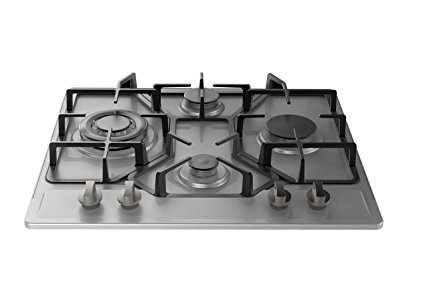 Empava HQ4B67A Stainless Steel Built-in 4 Burners Stove Gas Hob Fixed Cooktop