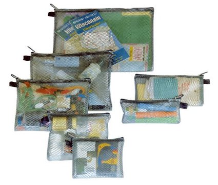 Travelon Set of 7 Packing Envelopes, Assorted Sizes