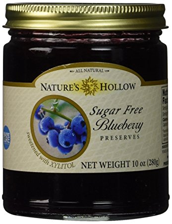 Nature's Hollow Sugar-Free Blueberry Jam Preserves, 10 Ounce