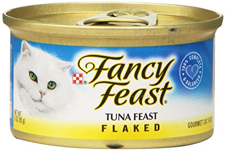 Purina Fancy Feast Flaked Gourmet Wet Cat Food- 24-3 oz. Cans