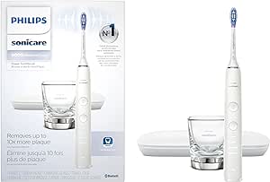 Philips Sonicare Diamond Clean 9000 Rechargeable Electric Toothbrush, White, Hx9911/76, 1 Count