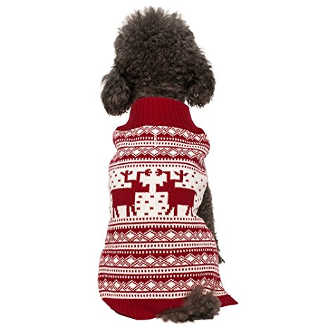 Blueberry Pet Vintage Ugly Christmas Themed Holiday Festive Dog Sweater, Dog Accessories, Matching Men's Women's Sweater Sold Separately, Search ASIN B01HXOO678