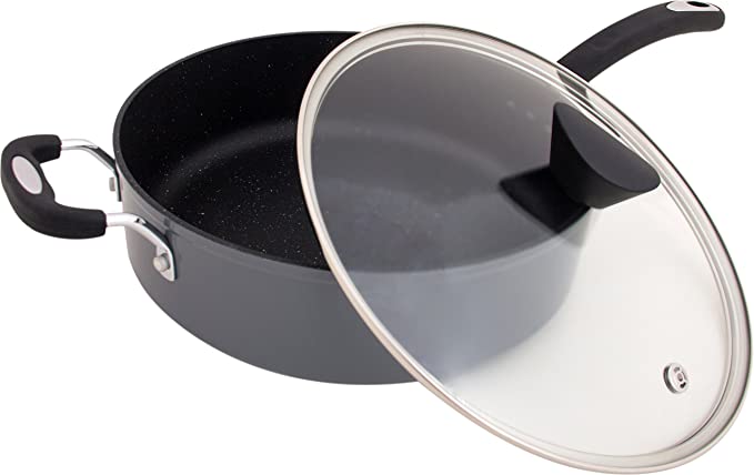 Ozeri The Stone Earth All-In-One Sauce Pan, with 100% APEO & PFOA-Free Stone-Derived Non-Stick Coating from Germany