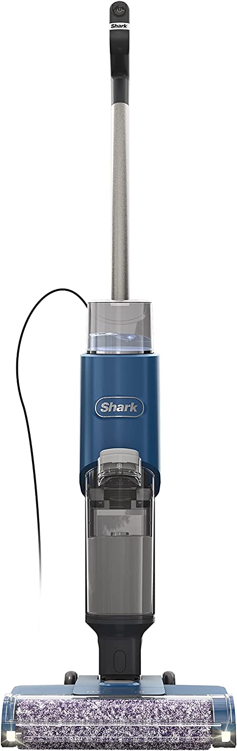 Shark WD101 HydroVac XL 3-in-1 Vacuum, Mop & Self-Cleaning System with Antimicrobial Brushroll* & 12 oz. Odor Neutralizing Concentrate for Hard Floors & Area Rugs, Lightweight, Corded, Navy