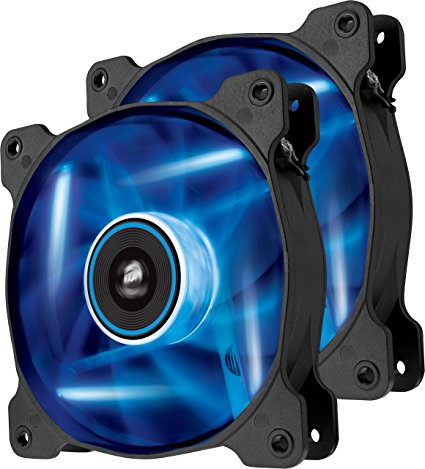 Corsair Air Series SP 120 LED Blue High Static Pressure Fan Cooling - Twin Pack