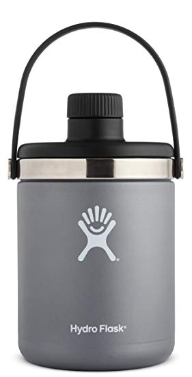 Hydro Flask 64 oz Oasis Water Jug - Stainless Steel & Vacuum Insulated - Leak Proof Cap - Graphite