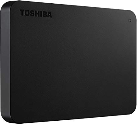 Toshiba HDTB410XK3AA Canvio Basics 1TB Portable External Hard Drive USB 3.0, Black & AmazonBasics External Hard Drive Portable Carrying Case