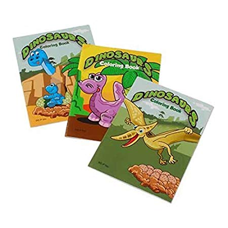 Mini Dinosaur Coloring Books (2-Pack of 12)