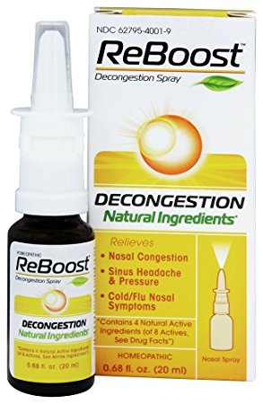 Reboost Decongestion Nasal Spray, 20 Milliliter spray
