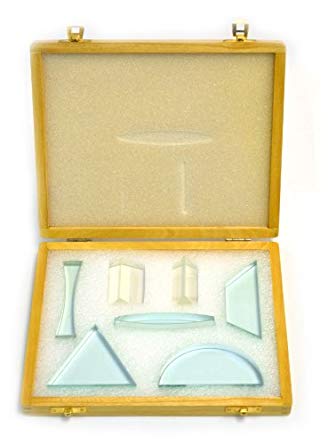 Eisco 7 Piece Glass Prism Set: 0.5" (approximately 13mm) thickness