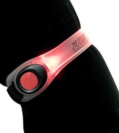 AWE® AWEVizTM Twin LED High Visibility Cycling Helmet Light/Running Armband