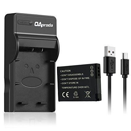 OAproda® DMW-BCM13 New Generation High Efficient Micro USB Charger and Rechargeable Battery Suit for Panasonic DMW BCM13 , BCM13E , BCM13PP , Lumix ZS27 , ZS30 , ZS35 , DMC-ZS40/ZS50 , FT5 , LZ40 , TS5 , TZ37 , TZ40 , TZ41 , TZ55 , TZ60 [ Small Size - Light Weight - Fast Charge ]
