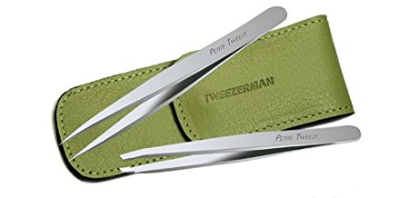 Tweezerman  Miniature Slant and Point Tweezers (Case Color Varies)