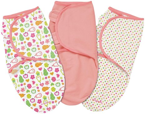 Summer Infant Swaddleme Cotton Knit 3 PK - Fun Fruits