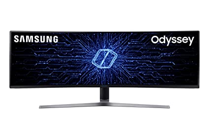 Samsung LC49HG90DMUXEN 48.9-inch Ultra Wide Curved Monitor (Black)