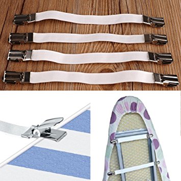 Adjustable Bed Sheet Fasteners Grippers Suspenders/Ironing Board Cover Fasteners/ Bed Sheet Holders/Bed Sheet Strap Multipurpose