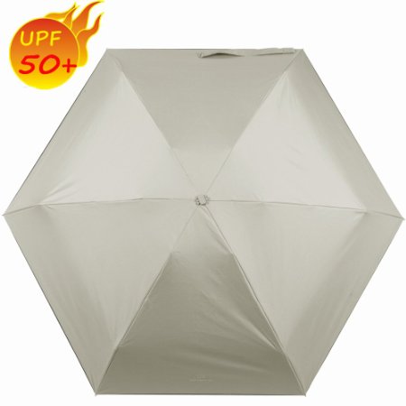 NIELLO Ultralight Travel Umbrella,UPF 50  Sun UV Umbrellas Strong Windproof Compact Rain Umbrella