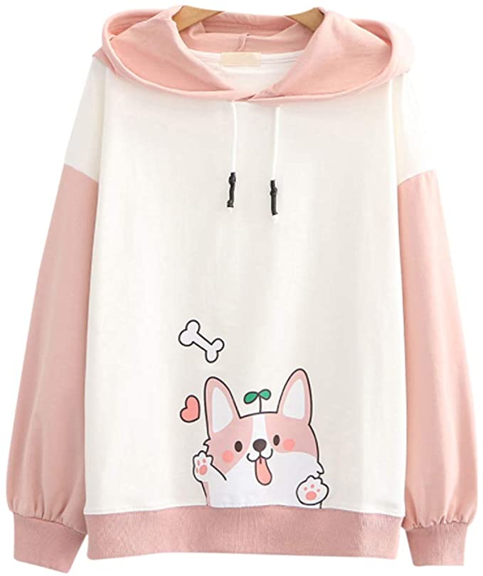 CRB Fashion Womens Teens Animal Anime Cosplay Cartoon Sweatshirt Shirt Hoodie Hoody Top Jumper Sweater