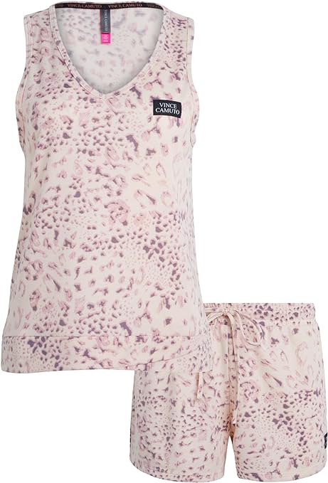 Vince Camuto Women's Pajama Set - 2 Piece Tank Top and Sleep Shorts (S-XL)