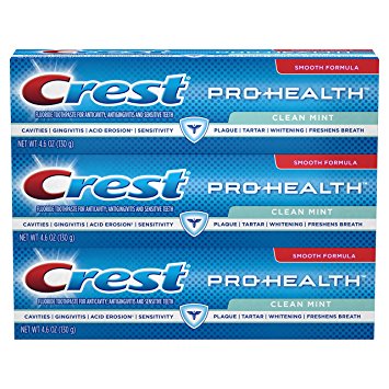 Crest Pro-Health Clean Mint Toothpaste, 4.6 oz TRIPLE