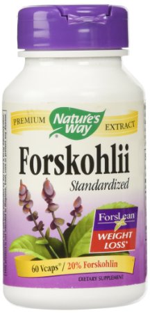 Natures Way Forskohlii Extract Standardized V-Caps 60 Count