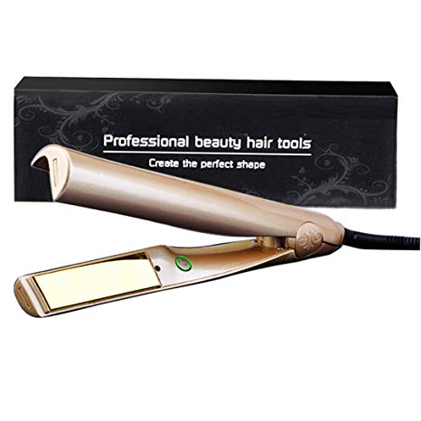 Hair Straighteners, BUDDYGO Professional Styler 2 in 1 Hair Straighteners & Curling Wand, UK Advanced Ceramic Hair Straighteners with Dual Voltage Anti Frizz Hair, Salon Fast Hair Styler
