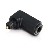 C2G  Cables To Go 40016 Velocity Right Angle Toslink Port Saver Adapter