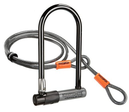 Kryptonite Bike Lock with 4-Feet Kryptoflex Cable