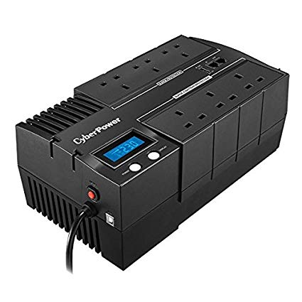 Cyberpower BR1000ELCD 1000 VA/600 W Line-Interactive AVR GreenPower Energy Saving Technology LCD USB Uninterrupted Power Supply Unit