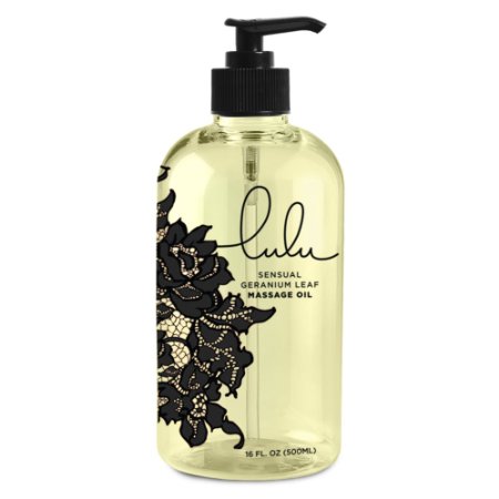 Lulu Sensual Massage Oil 16oz For massaging the body contains Sweet Almond Oils